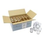 Stonebriar 12-Hour Unscented Wax Votive Holders, 48-Pack, White for Long-Lasting Ambiance - Image 4