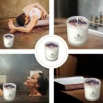 Rose Quartz Healing Crystal Candle with Lavender Petals - Natural Soy Wax Aromatherapy Gift for Women - Image 4