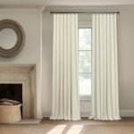 Modern Blackout Curtains: 84" Heat & Cold Blocking Drapes for Living Room & Bedroom, Cream Beige. - Image 7