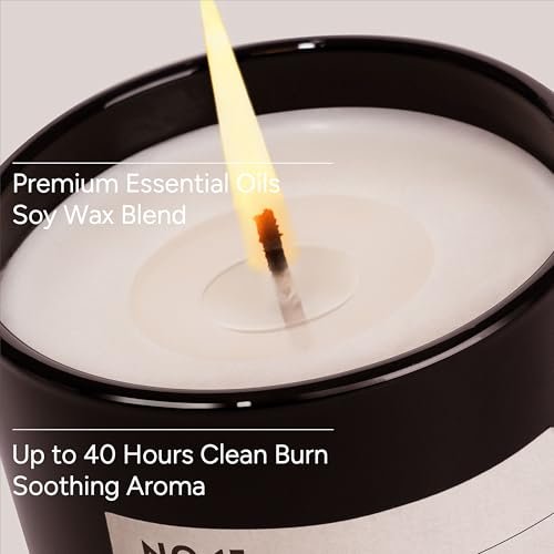 41ZtJa8sAEL._SL500_.jpg LUMELOOM Santal Reserve Candles - 9oz Soy Wax, Sandalwood & Amber Scent, Ideal Gifts! - Image 6