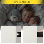 84-Inch 100% Blackout Curtains - 2 Panel Set in Neutral Boho Linen for Bedroom & Living Room, Thermal Insulated Ivory Drapes. - Image 4