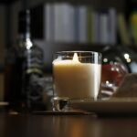 8oz Soy Wax Jar Candle in 10oz Whiskey Glass, 35-Hour Burn Time, Classic White Pillar Candle - Image 6
