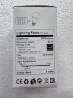 Yarra-Decor USB Bedside Table Lamp - Touch Control, 3-Way Dimmable, Round Flaxen Shade, LED Bulb Included - Image 10