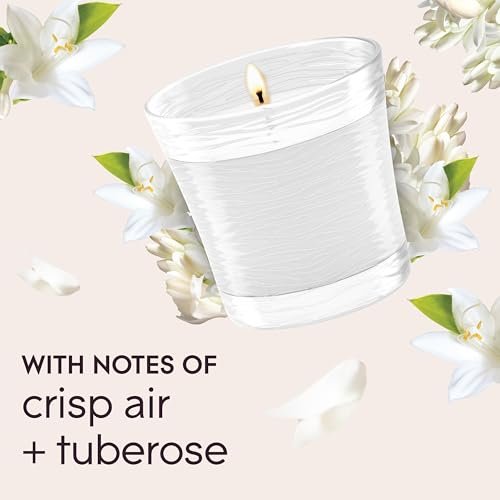 41bF9G68HvL._SL500_.jpg Glade 1-Wick Scented Candle, Clean Linen, Essential Oil Air Freshener, 4.08 Oz, 2-Pack. - Image 5