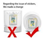 8oz Soy Wax Jar Candle in 10oz Whiskey Glass, 35-Hour Burn Time, Classic White Pillar Candle - Image 2