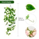 Fake Hanging Plant Vines (2pcs) - Artificial Ivy Garlands for Home, Office, Indoor/Outdoor Decor. - Image 2