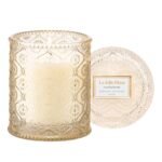 LA JOLIE MUSE Vanilla Bomb Candle, Vanilla Scented Candles Gifts for Mothers Day, Natural Soy Candles for Home Scented, 6 oz 40 Hours Burn