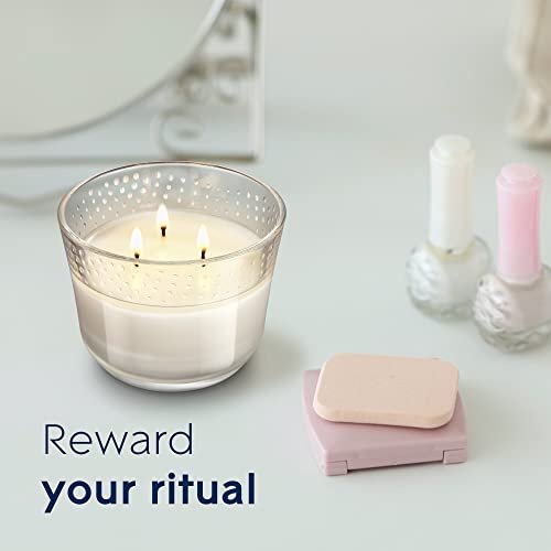 41eHBEeCnHL._SL500_.jpg Glade Sheer Vanilla Embrace Candle – 3-Wick Air Freshener Infused with Essential Oils, 6.8 oz - Image 10