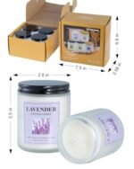 GITRANG 4-Pack Lavender Candles: 30 oz, 200-Hour Aromatherapy for Home, Yoga & Outdoors. - Image 6