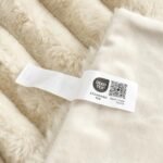 Cozy Bliss Faux Fur Throw Blanket - Plush Striped Sofa Blanket for Couch & Bedroom, 60x80 in Beige. - Image 8