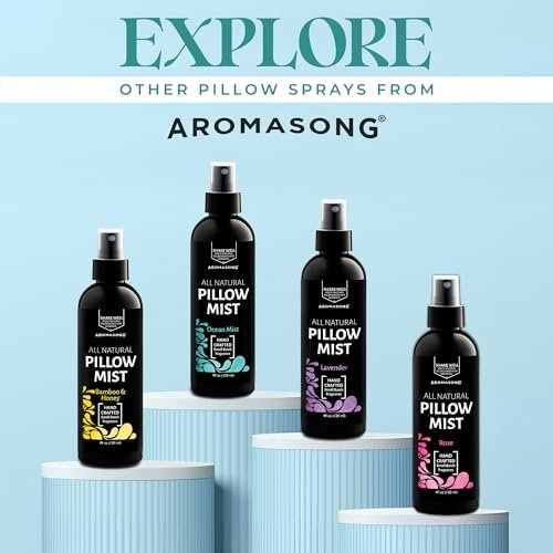 41kdLN1lkBL._SL500_.jpg Aromasong Lavender Pillow Spray - All-Natural Relaxing Mist for Deep Sleep & Stress Relief. - Image 5