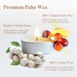 Hypmis Bulk Tea Light Candles - 200 Unscented, Smokeless, 4.5+ Hour Burn Time, Perfect for Home, Weddings, Holidays. - Image 3