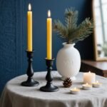 9-Inch Unscented Beeswax Taper Candles, Smokeless & Dripless, 10-Hour Burn Time (8-Pack) - Image 6