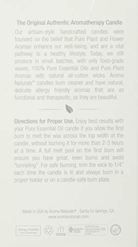 41o2jFMmUFL._SL500_.jpg Aroma Naturals Lavender & Tangerine Pillar Candle – Relaxing Scent, 2.5" x 4" Size - Image 3