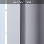 Ombre Room Darkening Curtains for Bedroom – Black to Grey Gradient, Thermal Insulated Grommet Drapes, 2 Panels, 52x84 inches. - Image 5