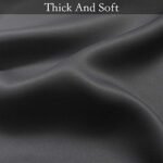 Ombre Room Darkening Curtains for Bedroom – Black to Grey Gradient, Thermal Insulated Grommet Drapes, 2 Panels, 52x84 inches. - Image 7