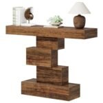 Tribesigns 42.5" Farmhouse Console Table - Narrow Rustic Brown Sofa Table for Living Room & Hallway. - Image 9