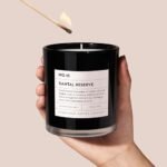 LUMELOOM Santal Reserve Candles - 9oz Soy Wax, Sandalwood & Amber Scent, Ideal Gifts! - Image 5