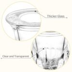 Romadedi Clear Glass Taper Candle Holders - 2-Piece Set, Thick Candlestick Holders for Wedding, Christmas & Dining Table Centerpiece Decor. - Image 8