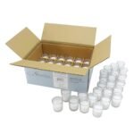 Stonebriar 12-Hour Unscented Wax Votive Holders, 48-Pack, White for Long-Lasting Ambiance - Image 5