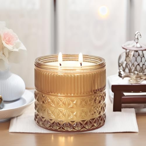 41xGmuGpFAL._SL500_.jpg Chloefu LAN Sandalwood & Patchouli Candles - Long-Lasting, Decorative Home Fragrance. Perfect Gift for Any Occasion! - Image 5