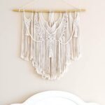 Mkono Macrame Wall Hanging – Chic Boho Home Decor for Bedroom, Living Room, or Dorm, 36"x35" - Image 4