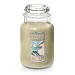 Yankee Candle Sage & Citrus Scented, Classic 22oz Large Jar Single Wick Candle, Over 110 Hours of Burn Time, Ideal for Home Decor and Gifts