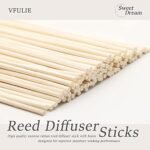 100PCS VFULIE 10-Inch Rattan Reed Diffuser Sticks for Essential Oil Aroma Fragrance - Image 4