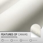 Large Black and White Abstract Wall Art Set | 3-Piece Canvas Prints for Living Room & Office Decor (24x36 in) - Image 5