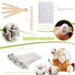 DINGPAI 2lb Organic Soy Wax Flakes for Candle Making - Pure, Premium, Additive-Free Soy Wax from Farm. - Image 4