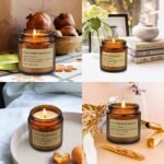 YFYTRE 4-Pack Scented Soy Wax Candles for Home Decor, Aromatherapy Jar Candles Gift for Women. - Image 5