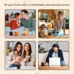 Aromatherapy Candle Gift Set: 4-Pack Soy Wax Candles (Lemon Lavender, Vanilla Sugar, Sandalwood Rose, Moroccan Amber) for Home Fragrance. - Image 6