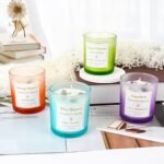 Healing Crystal Scented Candle Set: 4 Soy Candles with Amethyst, Rose, & Sage. Perfect Aromatherapy Gifts! - Image 7