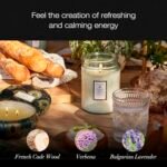 Voluspa French Cade Lavender Candle - 18 oz Coconut Wax Blend, 100-Hour Burn Time, Perfect for Home Decor - Image 3