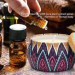 2-Pack Aromatherapy Soy Candles for Women: Lavender & Sage for Stress Relief, 50+ Hour Burn Time, Perfect Holiday Gifts. - Image 4