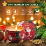 12 PCS Christmas Scented Candles Set for Women – Soy Wax Aromatherapy Gifts for Stress Relief and Relaxation. - Image 3