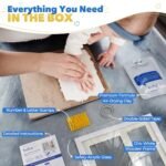 Bubzi Co Baby Footprint & Handprint Kit: Keepsake Frame & Perfect New Mom Gifts! - Image 2