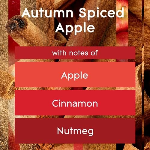 51I1AgGA6TL._SL500_.jpg Glade Autumn Spiced Apple Candle Jar, Limited Edition Air Freshener, 3.4 Oz - Enjoy Cozy Fall Scents! - Image 2
