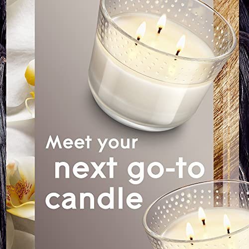 51IP0EyS-RL._SL500_.jpg Glade Sheer Vanilla Embrace Candle – 3-Wick Air Freshener Infused with Essential Oils, 6.8 oz - Image 2