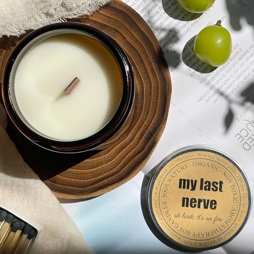 51LgTxL5rjL._SL500_.jpg Coconut Vanilla Candles - 45h Aromatherapy for Relaxation, Stress Relief, and Calm Gifts. - Image 3