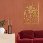 AGIOTA 3-Piece Gold Wall Art Set - Minimalist Metal Line Art of Female Body for Bedroom & Living Room Decor, 15 inches - Image 2