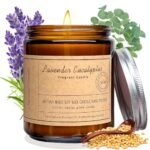 Scented Candles, 7oz Lavender Eucalyptus Candles for Home Scented, Aromatherapy Candle, Soy Wax Candle Gifts for Women, Stress Relief and Relax Gift, Funny Birthday Gifts for Women Men