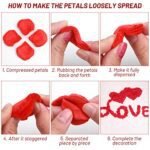Cridoz 2000 Artificial Rose Petals & 24 LED Tea Light Candles for Romantic Décor—Perfect for Valentine's Day, Weddings, or Special Nights. - Image 5