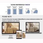 YUSOKI Sherpa Throw Blanket: Stylish, Super Soft, and Cozy 3D Design - Ideal Gift for Teens and Adults (Tan, 50"x65") - Image 7