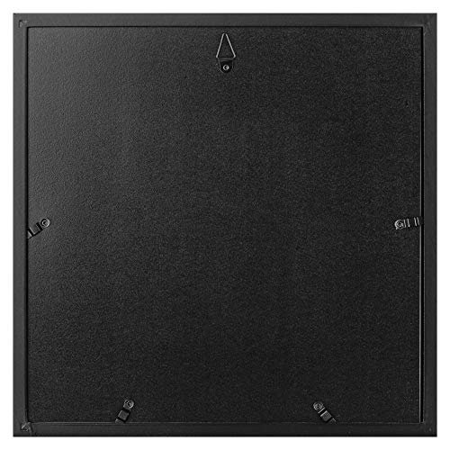 51VFI1IUXOL._SL500_.jpg Gallery Perfect 9-Piece Square Photo Frame Set - Easy Wall Gallery Display with Template - Black - Image 3