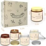 4-Pack Aromatherapy Candle Gift Set for Women, 4 x 3.5 oz 100-Hour Jar Candles for Special Occasions - Image 6
