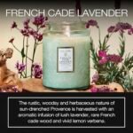 Voluspa French Cade Lavender Candle - 18 oz Coconut Wax Blend, 100-Hour Burn Time, Perfect for Home Decor - Image 2