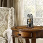 Touch Control Industrial Table Lamp: 3-Way Dimmable Vintage Cage Lamp for Bedroom & Kitchen - Image 5