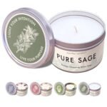 Manifest Candles, White Sage Candles for Cleansing House Negative Energy, 45 Hour Burn, Pure Sage Smudge Candle, Positive Energy Meditation Candle, Aromatherapy Candle, Spiritual Gifts, Healing Sage