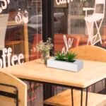 MyGift 10" Artificial Grass in White Rectangular Wood Planter - Faux Indoor Tabletop Décor - Image 4
